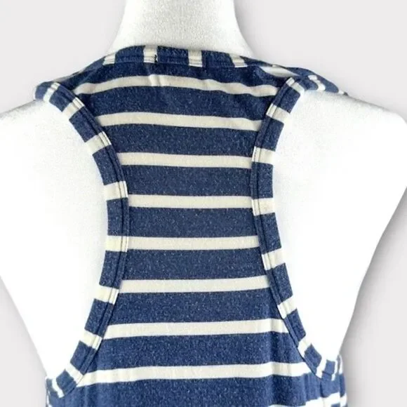 J. Crew Sleeveless Racerback Maxi Dress - Size Small - Blue & White Stripe - Picture 7 of 9